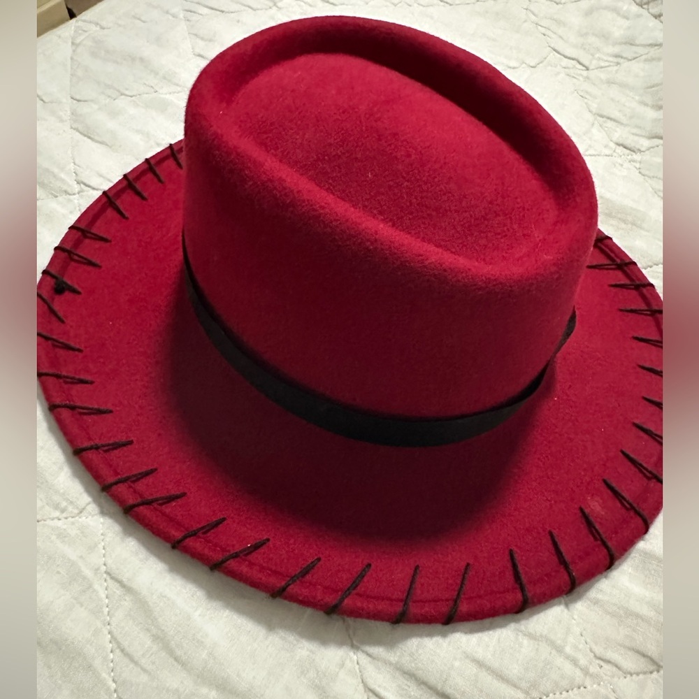 Outback Trading Co DURANGO 100% Wool Red Hat Small Jessie Toy Story - Picture 5 of 7